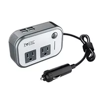 Inversor Corriente Automovil 12v Dc 110v Ac 200w