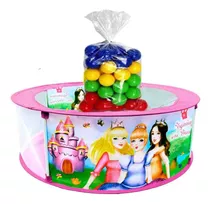 Piscina De Bolinha Kit C/ 100 Bolas Piquenique Das Princesas