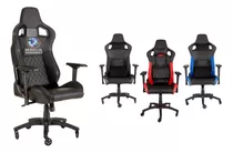 Silla Gamer Corsair T1 Negra Race Ajustable Color Black/blue