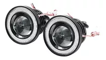 Kit Focos Neblineros Led Ojos De Ángel 76mm Auto Camioneta