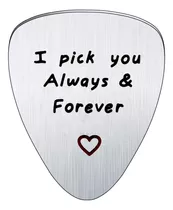 Siempre Te Elijo Guitarra Pick Regalo Musical Aniversar...