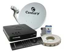 Kit Century Midiabox Receptor Digital Antena Lnbf 5g Ku Cabo