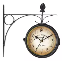 Wichemi Reloj De Pared Reloj De Doble Cara Antiguo Retro Rel