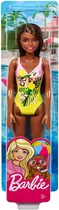 Barbie Muñeca Traje De Baño Amarillo Floral - Mattel Premium