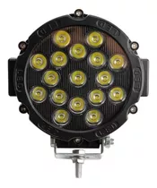 Foco Led Neblinero 17 Led 51w Offroad