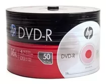 Dvds Vírgenes -r 16x Hp  Bulk  De 50 Unidades D Worldmaster