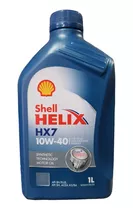 Aceite 10w40 Shell Hx7 Bencinero Y Diesel 1 Litro