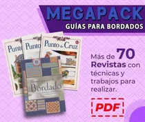 Pack 70 Revistas Bordado Punto De Cruz Mas El Manual Bordado