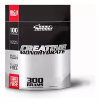 Creatina Monohidratada 300gr 100 Servicios - Inner Armour Sabor Sin Sabor