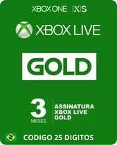 Xbox Live Gold 3 Meses - Xbox One/xbox Series