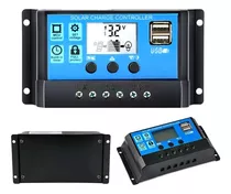 Controlador De Carga Para Painel Solar Pwm 30a Usb 12v/24v