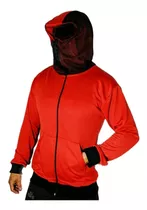 Id428 Buzos Campera Red Ninja Suelta Hartl Running Ciclismo