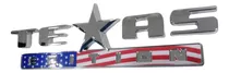 Emblema Texas Edition Usa Cromado Autoadhesivo Para Camion 