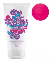 Avon Coloração Temporária Amor De Carnaval 150g Tom Rosa Deusa Do Amor