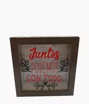 Alcancía De Madera Personalizada 13x13x7cm