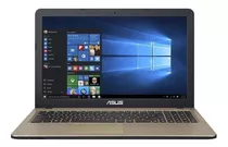 Notebook Asus Vivobook X540ma Negra 15.6 , Intel Celeron N4000  4gb De Ram 500gb Hdd, Intel Uhd Graphics 600 60 Hz 1366x768px Windows 10 Home