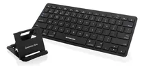 Teclado Bluetooth Delgado Múltiples Dispositivos Iogear Con