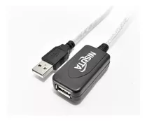 Cable Alargue Usb Amplificado De 5m Nisuta Ns-caexusch Color Negro