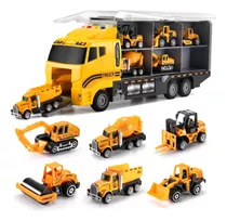 Caminhão Transportador Cegonha Construção Brinquedo Infantil