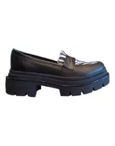 Zapato Mocasin Mujer Plataforma