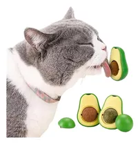 Juguete Interactivo De Aguacate Con Hierba Gatera Para Gatos, Color Verde