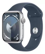 Apple Watch 9 Gps 41mm Deportivo Caja Aluminio Storm Blue Plateado Plateado Azul Tormenta