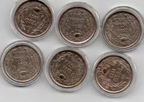 Monedas De Plastas  Chilena  Historica   Año 1932 Un Peso  