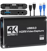 Capturadora De Audio & Video Usb 3.0 A Hdmi 4k