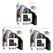 Memoria Micro Sd 128gb Kingston Kit De 3 Unidades