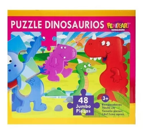 Puzzle Dinosaurios Jumbo Piezas Mercadolibre