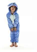 Pijama Kigurumi Stitch Invierno Niños Importado