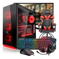 Pc Gamer A8 Ssd 16gb Ram C/monitor+cadeira Game C/jogos Wifi