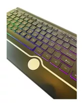 Teclado Gamer Ulta-fino Haiz Hz-580 Qwerty Português Luz Rgb