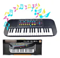 Teclado Piano Com Microfone Brinquedo Grande 37 Teclas