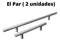  Pack Tiradores Manilla Cocinas Mueble Gaveta Acero Inox