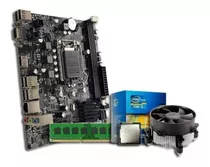 Kit Processador Pentium G850 2.9 + Placa Mãe + Memória 4gb