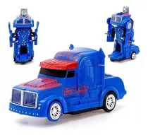 Juguete Carro Camión Transformer Optimus Con Luces Y Sonido 