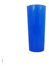 Vaso Trago Largo Pp Flexible Azul X 10u