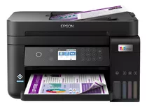Impresora A Color  Multifunción Epson Ecotank L6270 Con Wifi Negra 110v