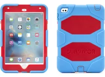 Griffin, Funda P/ iPad Mini 4 Con Soporte, Survivor Azul 