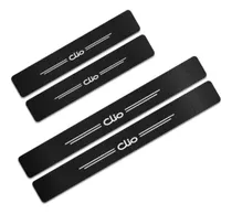 Renault Clio Protectores Posapies / Pisa Puerta Fibra Carbon