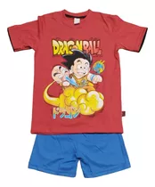 Pijama M/corta Dragon Ball Brilla En La Oscuridad