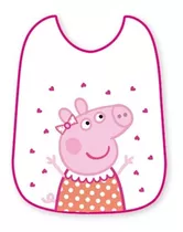 Babero Grande Peppa Pig +6m Toalla Impermeable Dispita