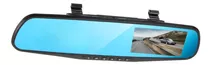 Espejo Retrovisor + Cámara Frontal Y Retroceso Hd Cuadrada