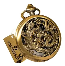 Reloj Mecánico Chino Artesanal Antiguo 
