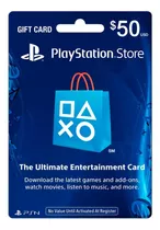 Sony - Playstation Network Card Psn $50 Ps3 Ps4 Psv
