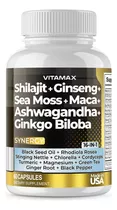 Suplemento Puro De Shilajit Del Himalaya 10,000 Mg Ashwagand