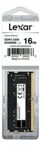 Memoria Sodimm Lexar Ddr4 16gb 3200mhz Ld4as016g-b3200gsst