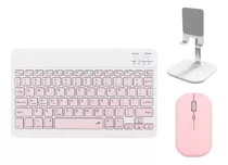 Kit Teclado Mouse E Suporte Para Telefone/tablet