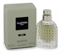 Valentino Uomo Aqua Eau De Toilette Miniatura 4ml